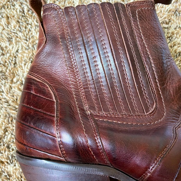 Amazing leather snip toe El Padrino cowboy boots - Picture 14 of 16